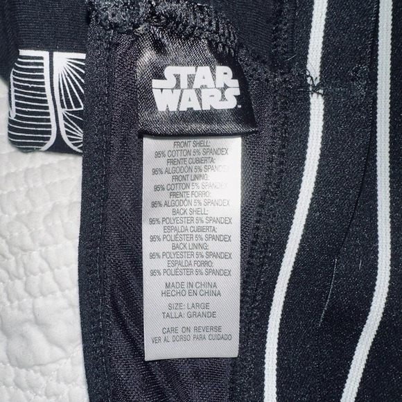Star Wars black bralette size large - Picture 5 of 5